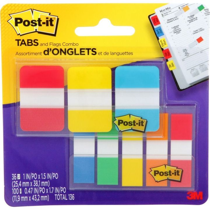 Emballage écono de languettes de Post-it®, 8 distributeurs