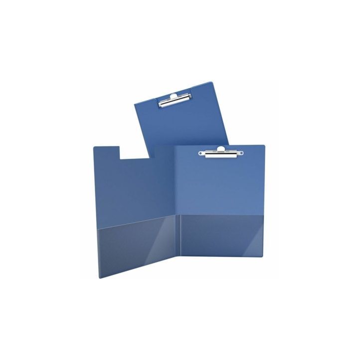Écritoire à pince ressort bleu