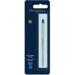 Recharge pour stylo à bille Waterman Pointe fine, bleu