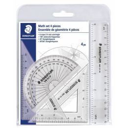 Ensemble de géométrie Staedtler, 4 pièces.