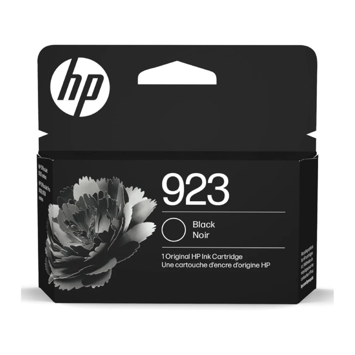 HP 923, cartouche originale noire, 4K0T3LN, ~500