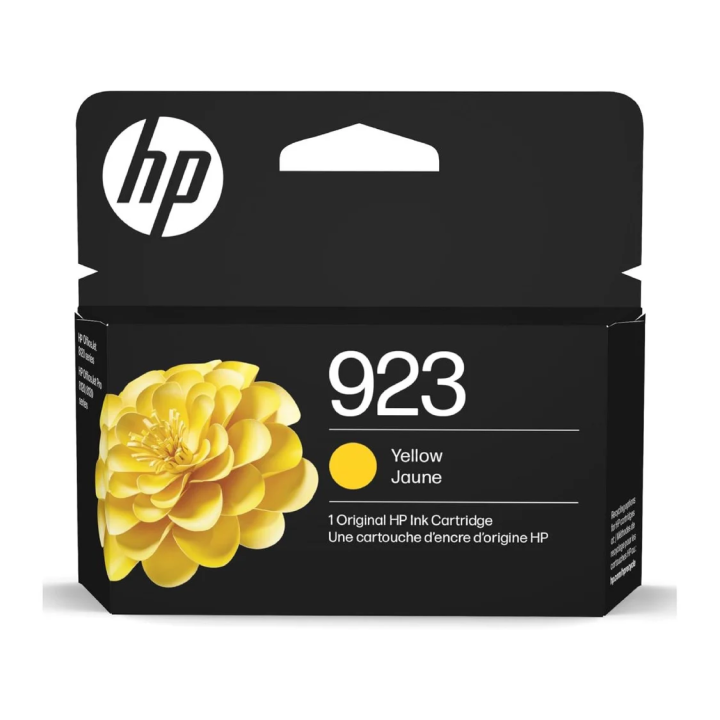 HP 923, cartouche originale jaune, 4K0T2LN, ~400