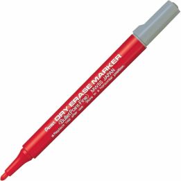 Crayon Marqueur effaçable à sec pour tableau blanc, Pentel, rouge