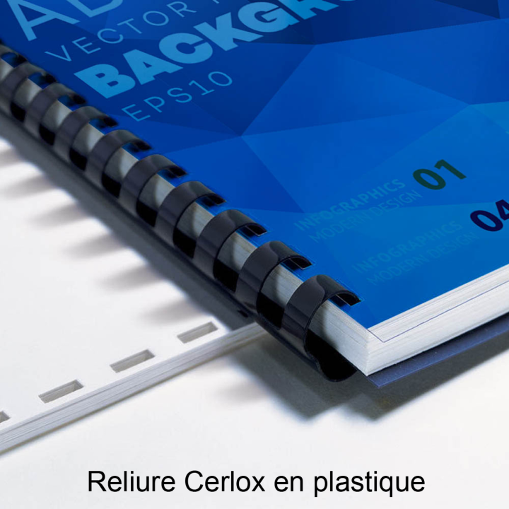 Impression de document avec reliure