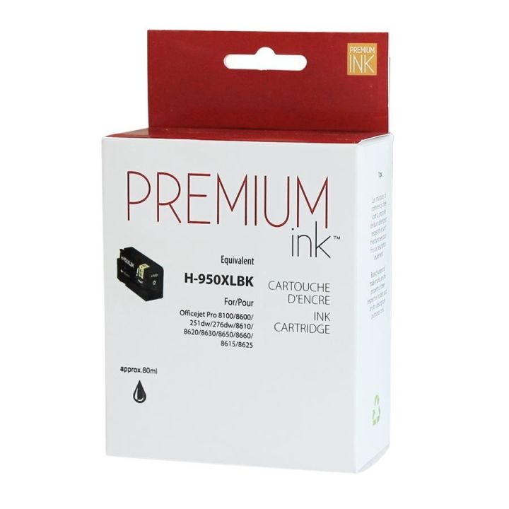 Cartouche compatible HP 950, encre noir, 2.3 K